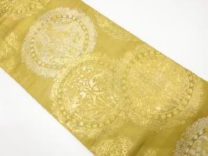 鏡裏模様織り出し袋帯